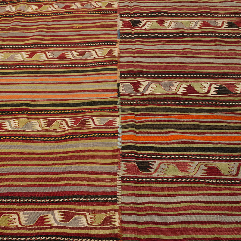 Alfombra Vintage Kilim Turca - 293 cm x 306 cm - K0085945