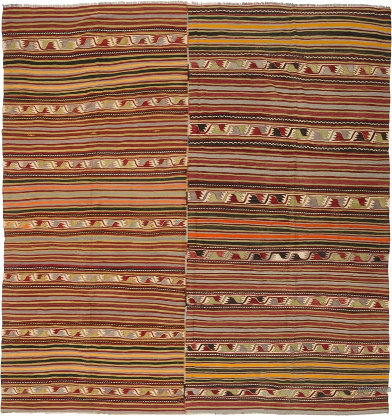 Alfombra Vintage Kilim Turca - 293 cm x 306 cm - K0085945