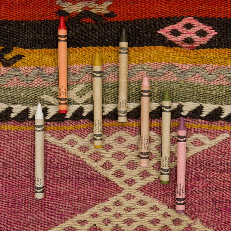 Vintage Turkish Kilim Rug - 5' 9" x 7' 8" (69" x 92") - K0085947