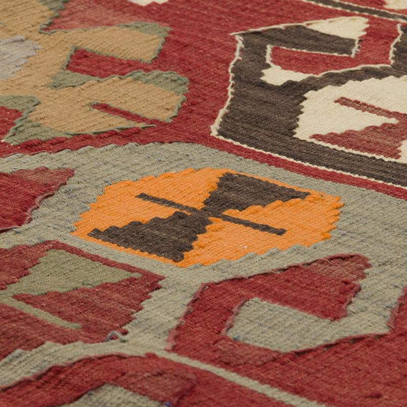 Alfombra Vintage Kilim Turca - 195 cm x 304 cm - K0085950
