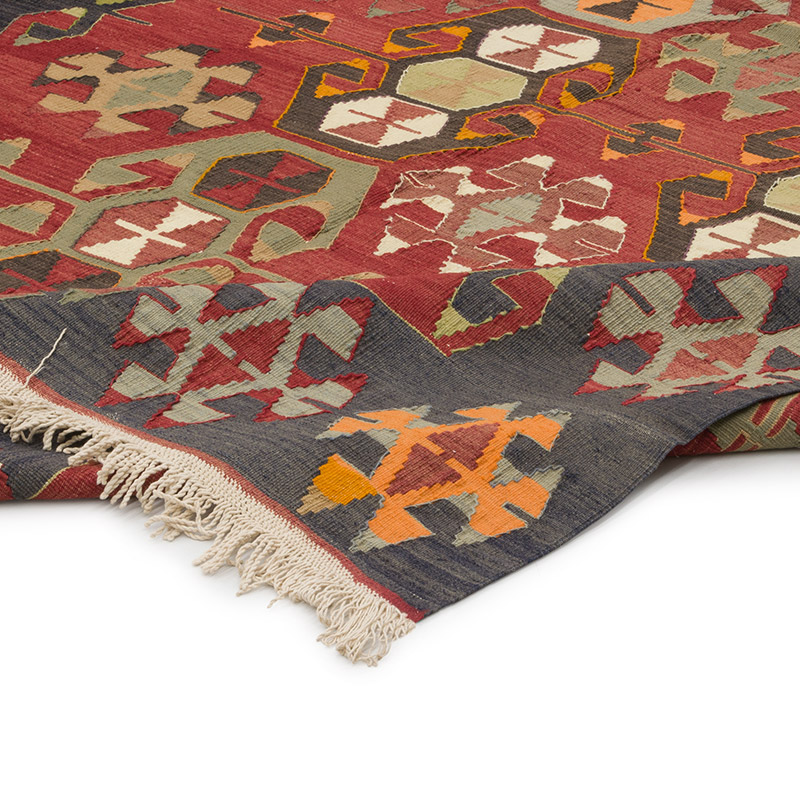 Alfombra Vintage Kilim Turca - 195 cm x 304 cm - K0085950
