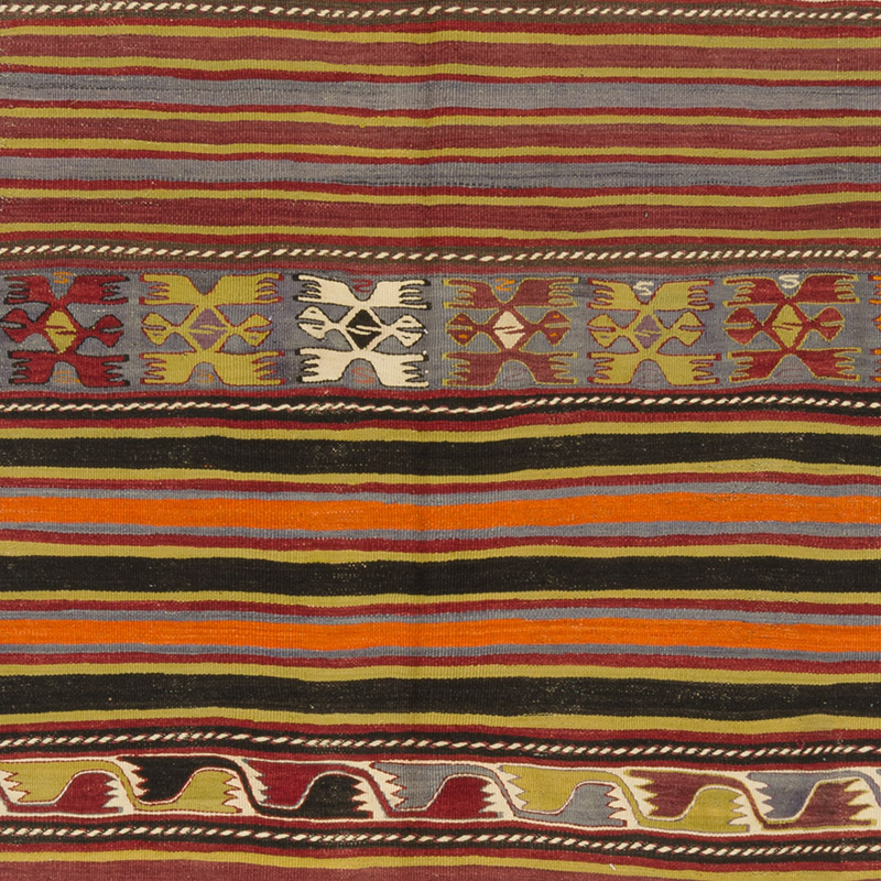 Alfombra Konya Kilim Vintage - 130 cm x 275 cm - K0085955