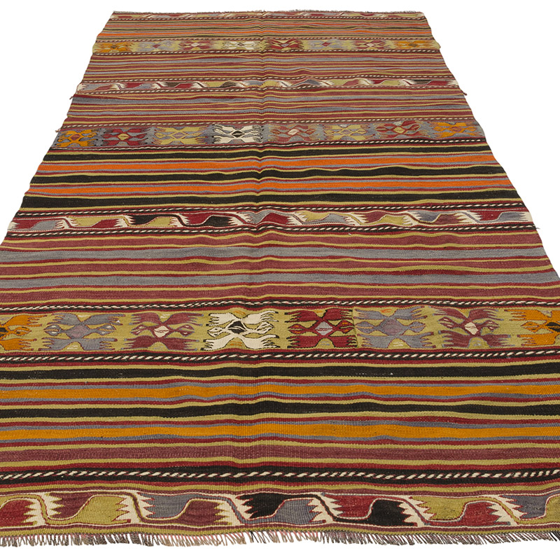 Alfombra Konya Kilim Vintage - 130 cm x 275 cm - K0085955