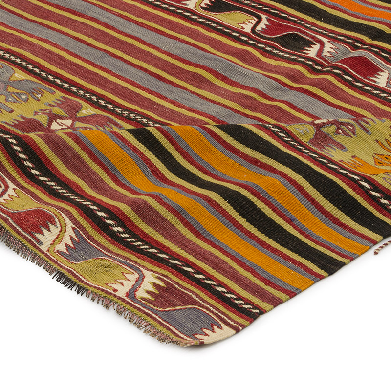 Alfombra Konya Kilim Vintage - 130 cm x 275 cm - K0085955