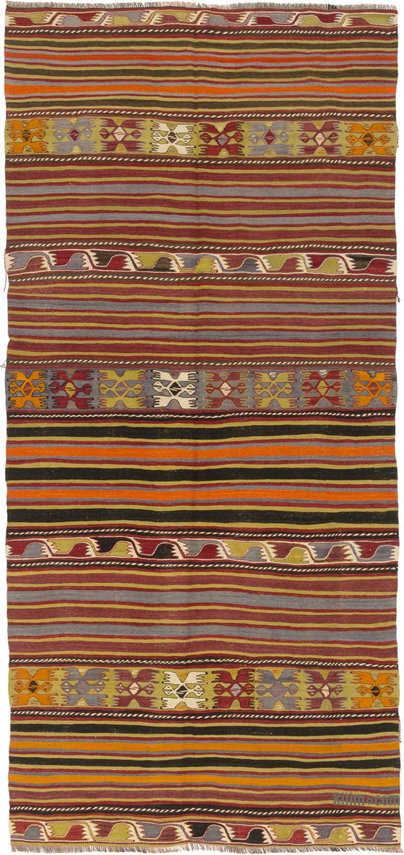 Alfombra Konya Kilim Vintage - 130 cm x 275 cm - K0085955