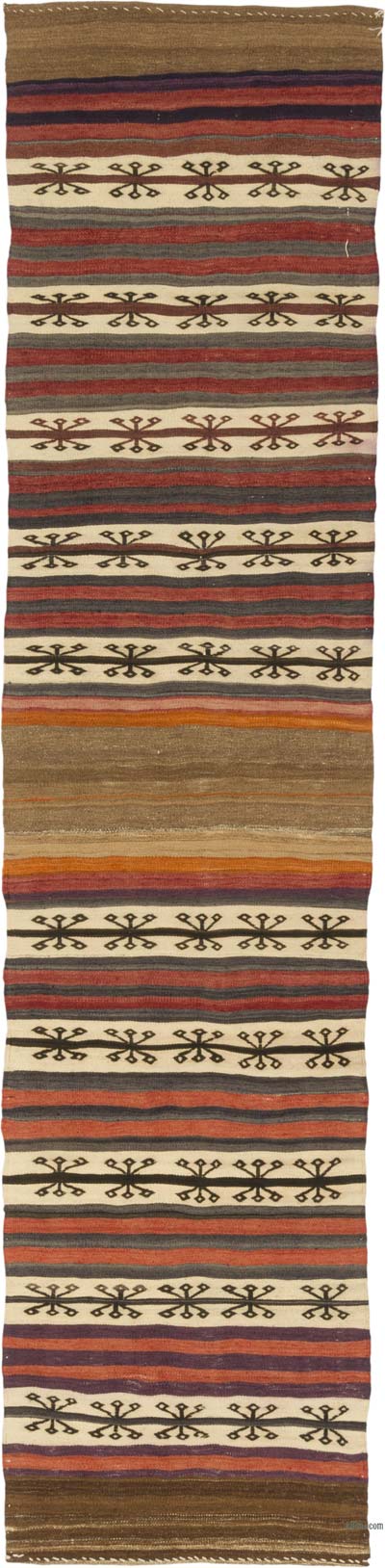 Kilim Vintage Turco de Pasillo - 68 cm x 276 cm