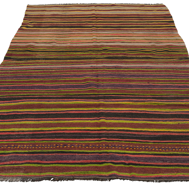 Vintage Turkish Kilim Rug - 4' 3" x 7' 7" (51" x 91") - K0085958