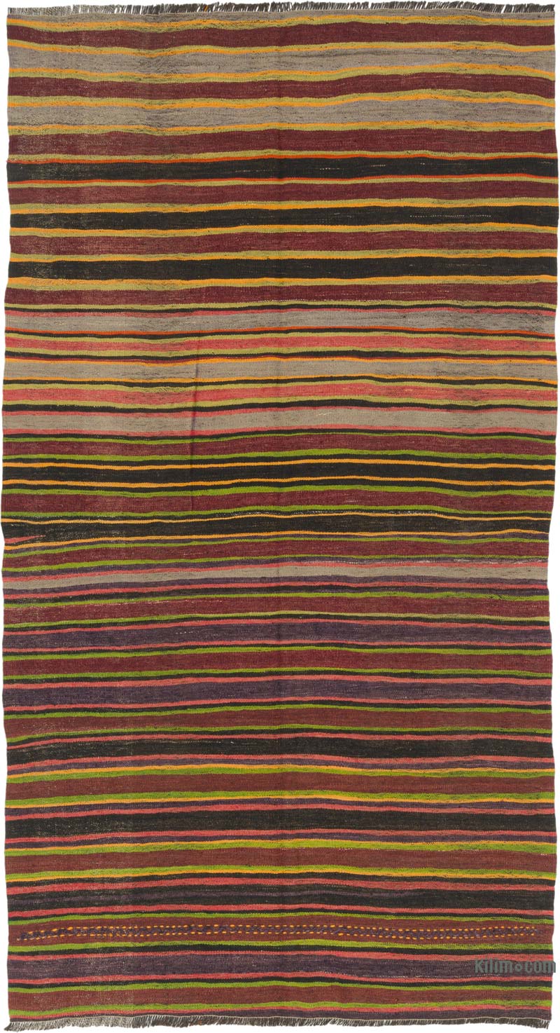 Vintage Turkish Kilim Rug - 4' 3" x 7' 7" (51" x 91") - K0085958