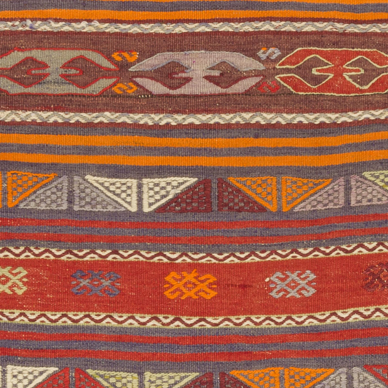 Vintage Turkish Kilim Rug - 2' 8" x 6' 3" (32" x 75") - K0085960