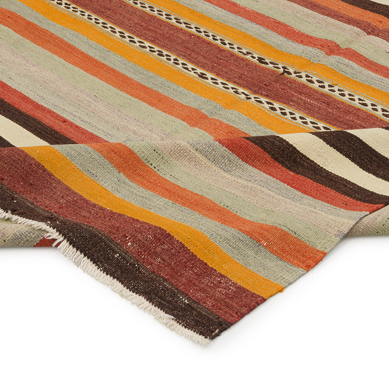 Vintage Turkish Kilim Rug - 5' 4" x 8'  (64" x 96") - K0085969