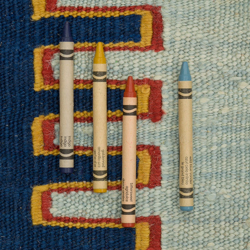 New Handwoven Turkish Kilim Rug - 6' 4" x 7' 3" (76" x 87") - K0085973
