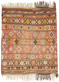 Alfombra Vintage Bayburt Kilim - 170 cm x 207 cm