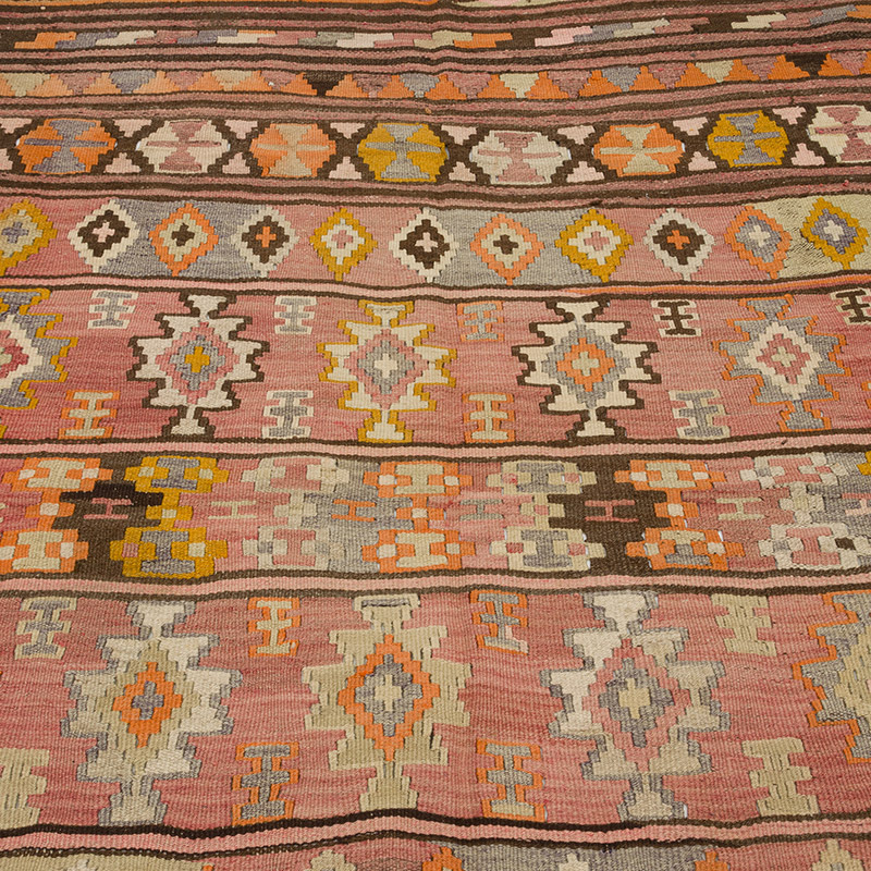 Vintage Bayburt Kilimi - 170 cm x 207 cm - K0085974