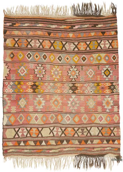 Vintage Bayburt Kilimi - 170 cm x 207 cm