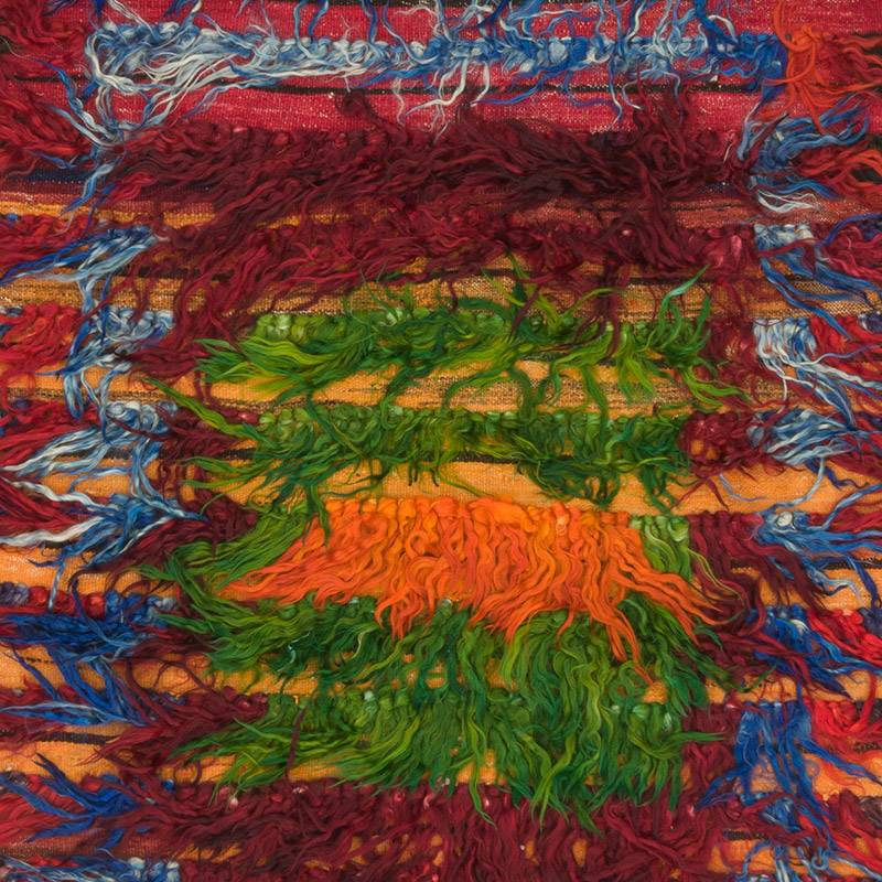 Vintage Anatolian Tulu Rug - 3' 2" x 5' 10" (38" x 70") - K0085976