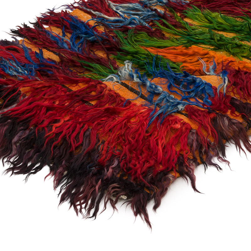 Vintage Anatolian Tulu Rug - 3' 2" x 5' 10" (38" x 70") - K0085976