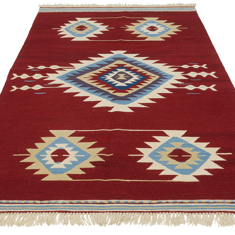 Yeni Kök Boya El Dokuma Kilim - 120 cm x 205 cm - K0085981