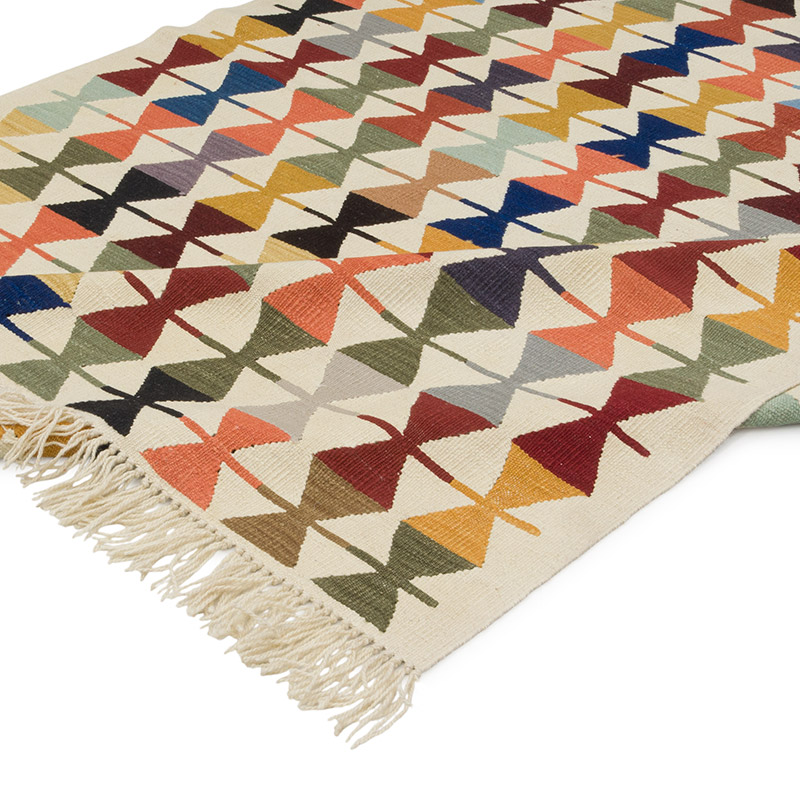 New Handwoven Turkish Kilim Rug - 5' 9" x 8' 4" (69" x 100") - K0085990