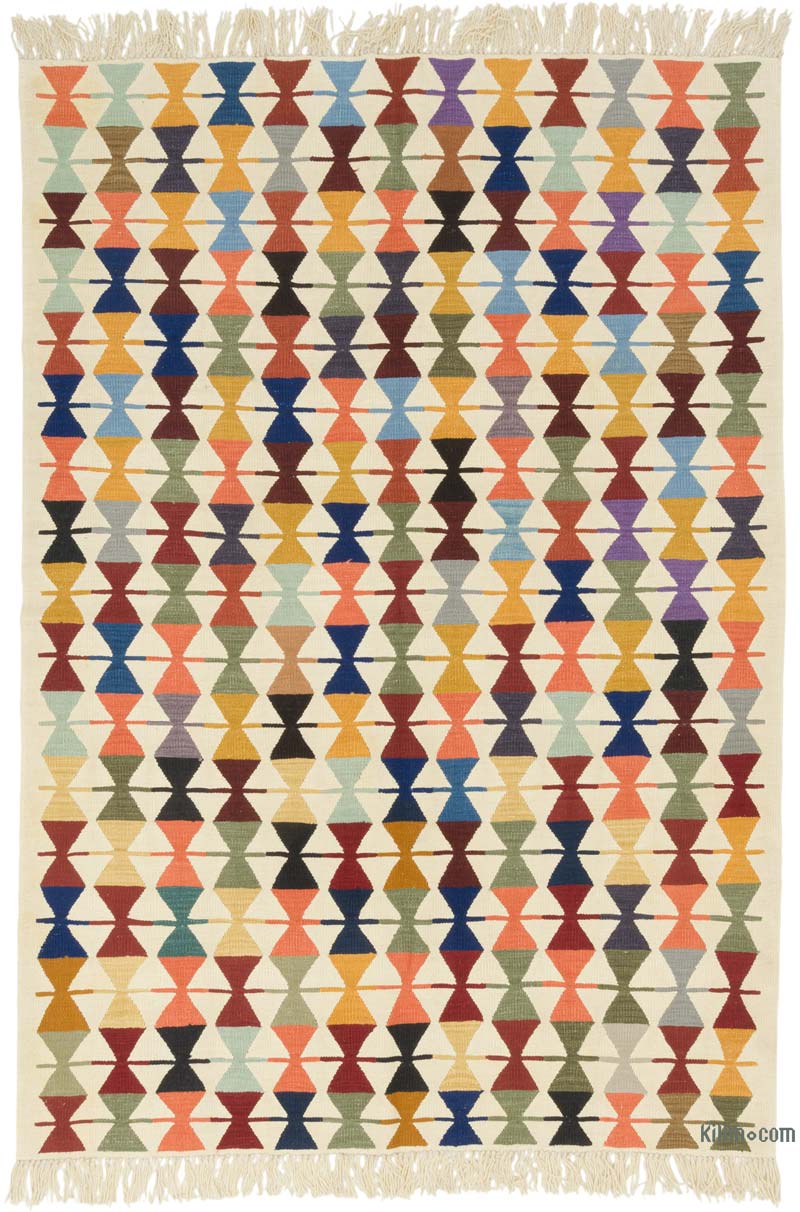 New Handwoven Turkish Kilim Rug - 5' 9" x 8' 4" (69" x 100") - K0085990
