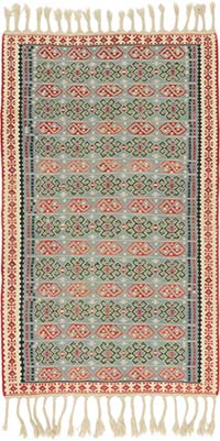 Vintage Van Kilim Rug - 3' 6" x 5' 9" (42" x 69")