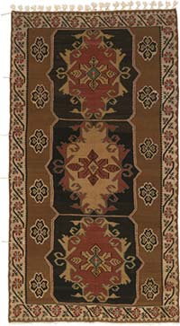 Vintage Kars Kilim Rug - 200 cm x 364 cm
