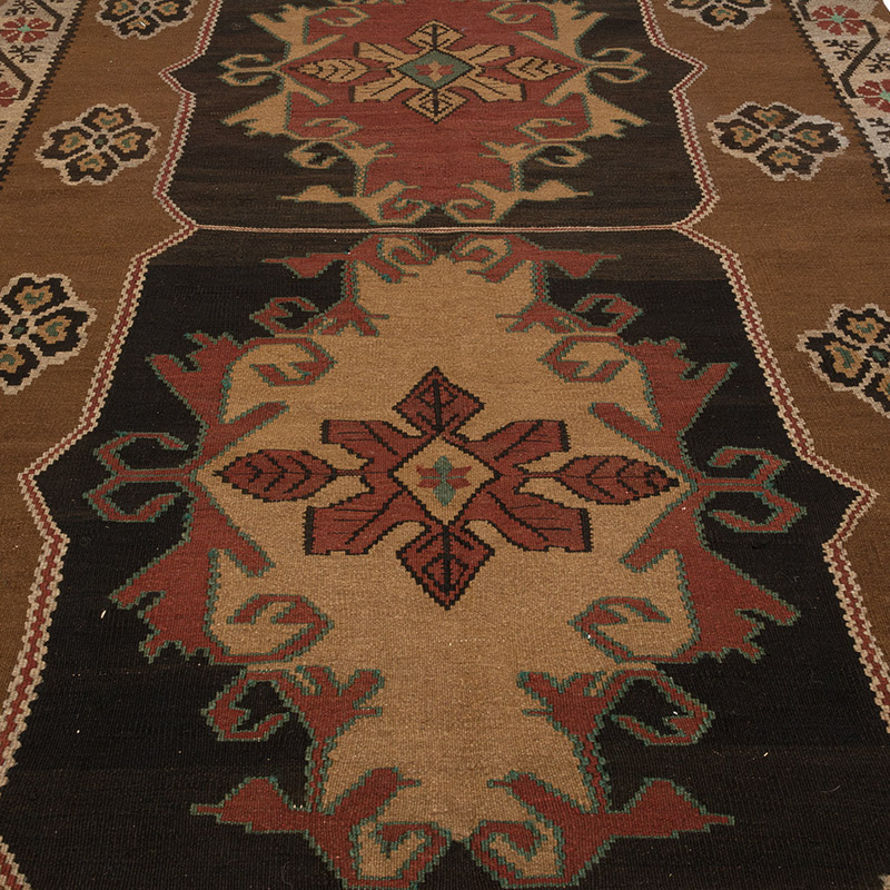 Vintage Kars Kilim Rug - 6' 7" x 11' 11" (79" x 143") - K0085999