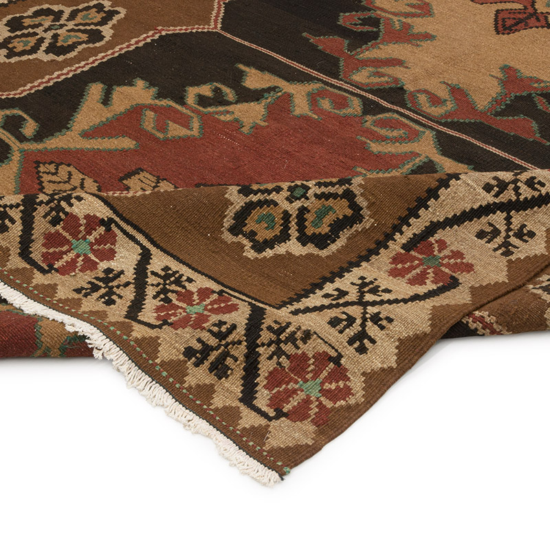 Vintage Kars Kilim Rug - 6' 7" x 11' 11" (79" x 143") - K0085999