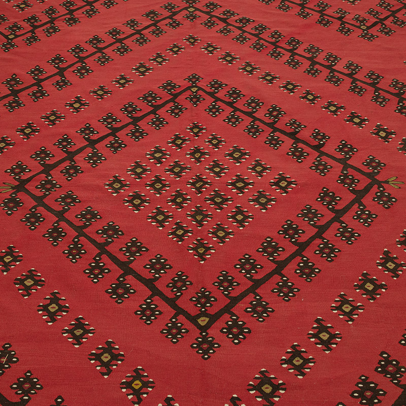 Antique Sharkoy Kilim Rug - 11' 11" x 13' 4" (143" x 160") - K0086000