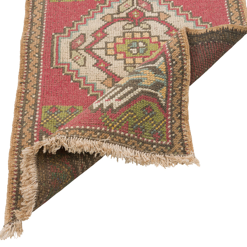 Vintage Turkish Hand-Knotted Rug - 1' 9" x 3' 1" (21" x 37") - K0086002