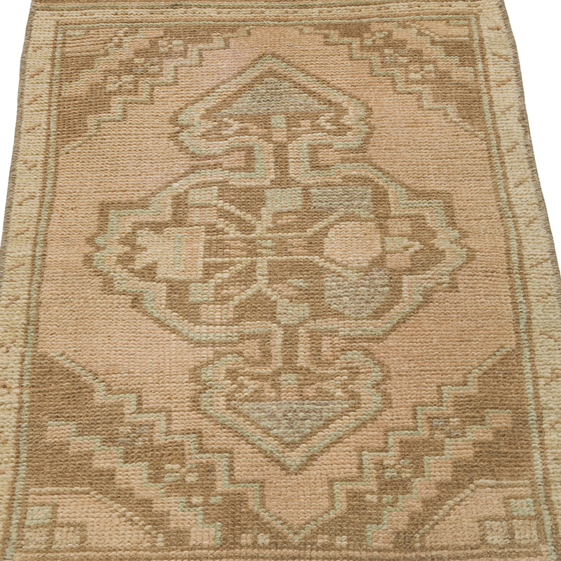 Alfombra Vintage Turca Anudada a Mano - 44 cm x 80 cm - K0086003