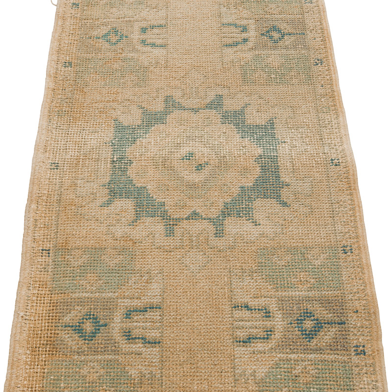 Vintage Turkish Hand-Knotted Rug - 1' 8" x 3'  (20" x 36") - K0086007