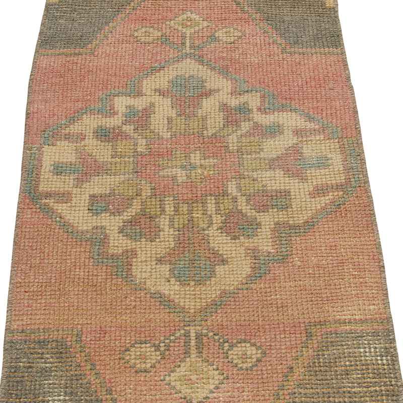 El Dokuma Vintage Halı - 44 cm x 95 cm - K0086009