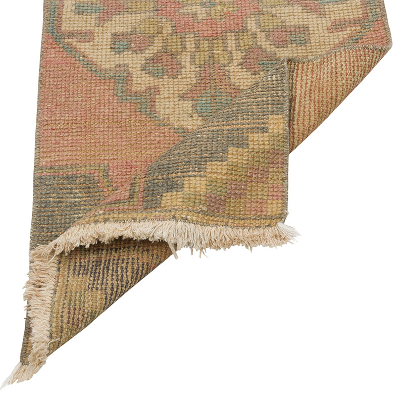 El Dokuma Vintage Halı - 44 cm x 95 cm - K0086009