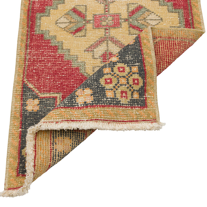Vintage Turkish Hand-Knotted Rug - 1' 6" x 3' 1" (18" x 37") - K0086015
