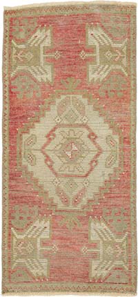 El Dokuma Vintage Halı - 45 cm x 97 cm