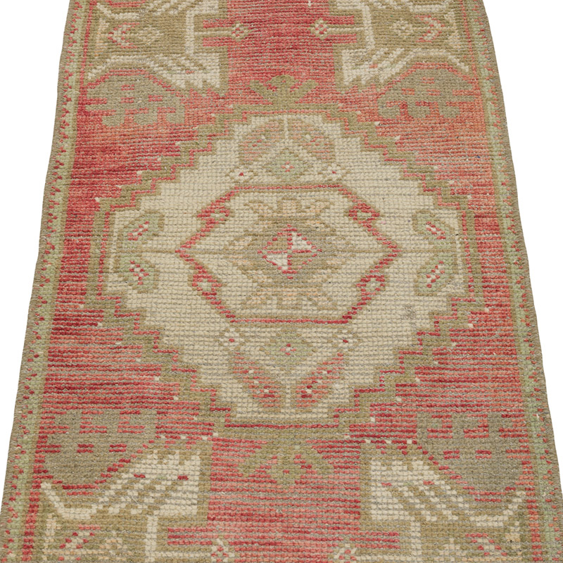Alfombra Vintage Turca Anudada a Mano - 45 cm x 97 cm - K0086018