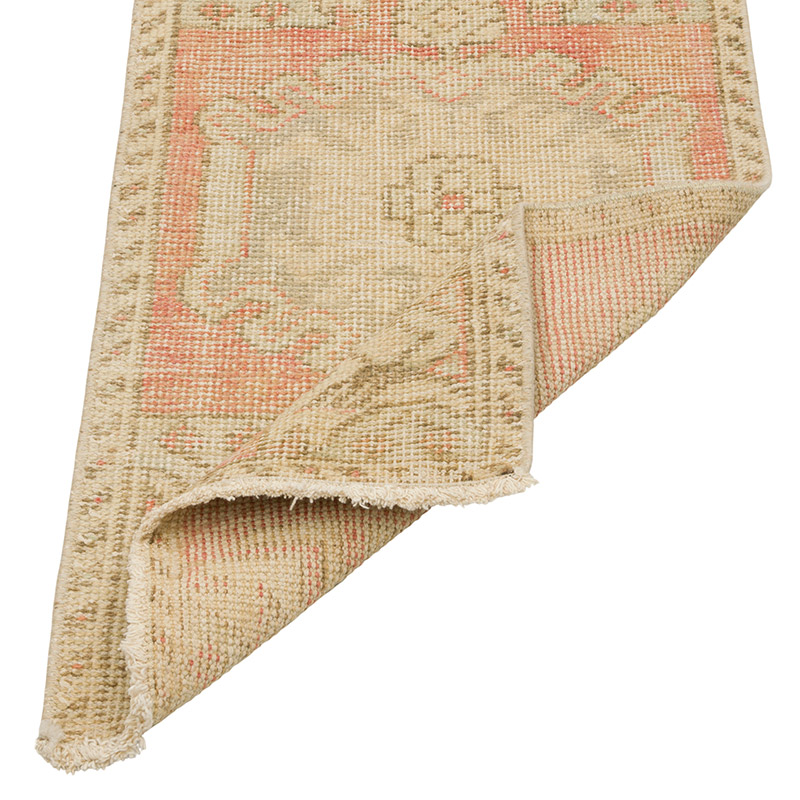 El Dokuma Vintage Halı - 45 cm x 88 cm - K0086027