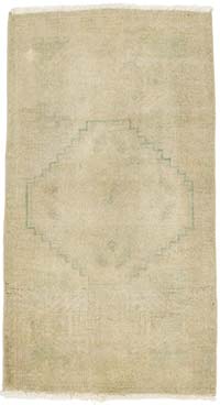 El Dokuma Vintage Halı - 55 cm x 97 cm