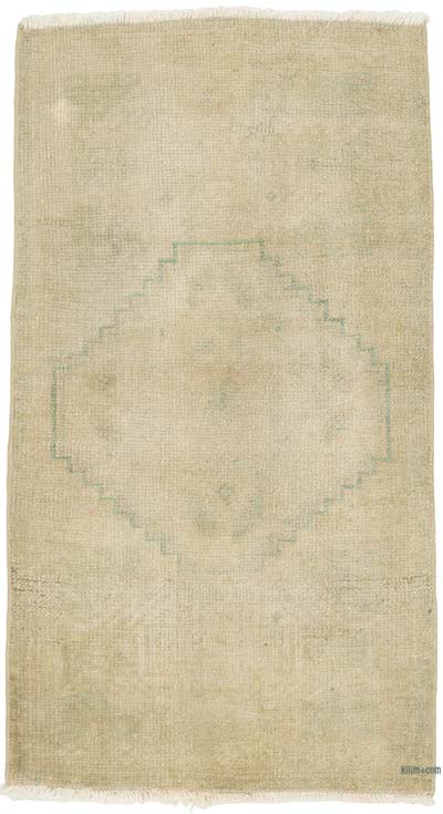 El Dokuma Vintage Halı - 55 cm x 97 cm