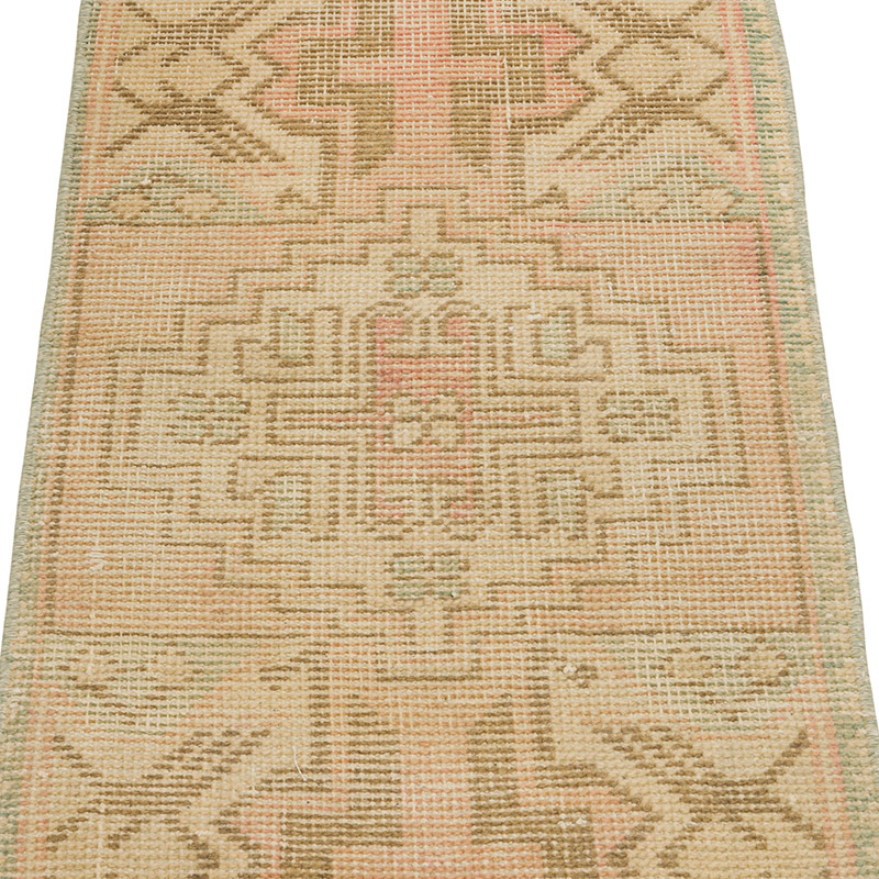 Vintage Turkish Hand-Knotted Rug - 1' 4" x 2' 10" (16" x 34") - K0086031