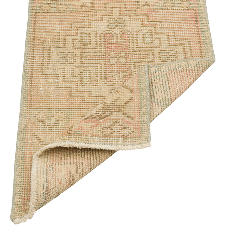 Vintage Turkish Hand-Knotted Rug - 1' 4" x 2' 10" (16" x 34") - K0086031