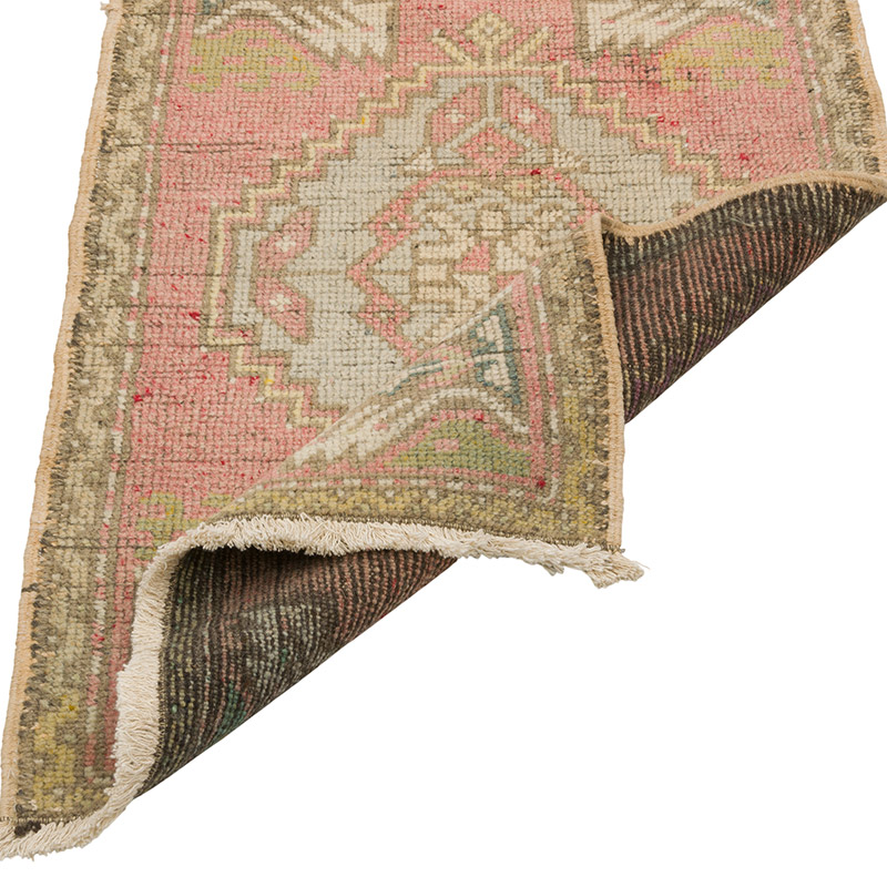 Vintage Turkish Hand-Knotted Rug - 1' 9" x 3' 1" (21" x 37") - K0086032
