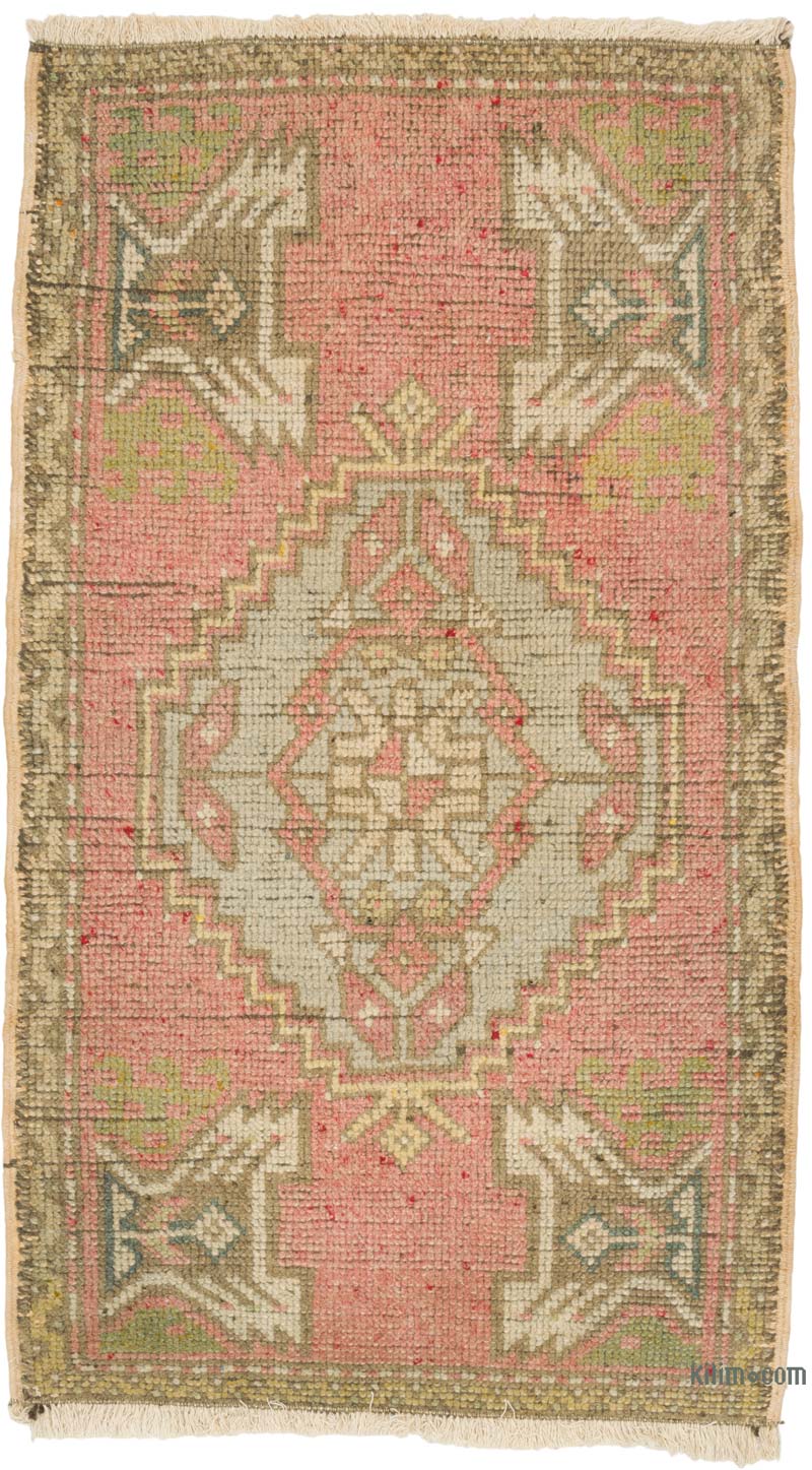 Vintage Turkish Hand-Knotted Rug - 1' 9" x 3' 1" (21" x 37") - K0086032