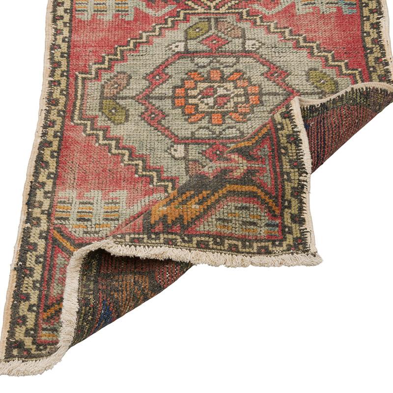 Vintage Turkish Hand-Knotted Rug - 1' 9" x 3' 2" (21" x 38") - K0086034