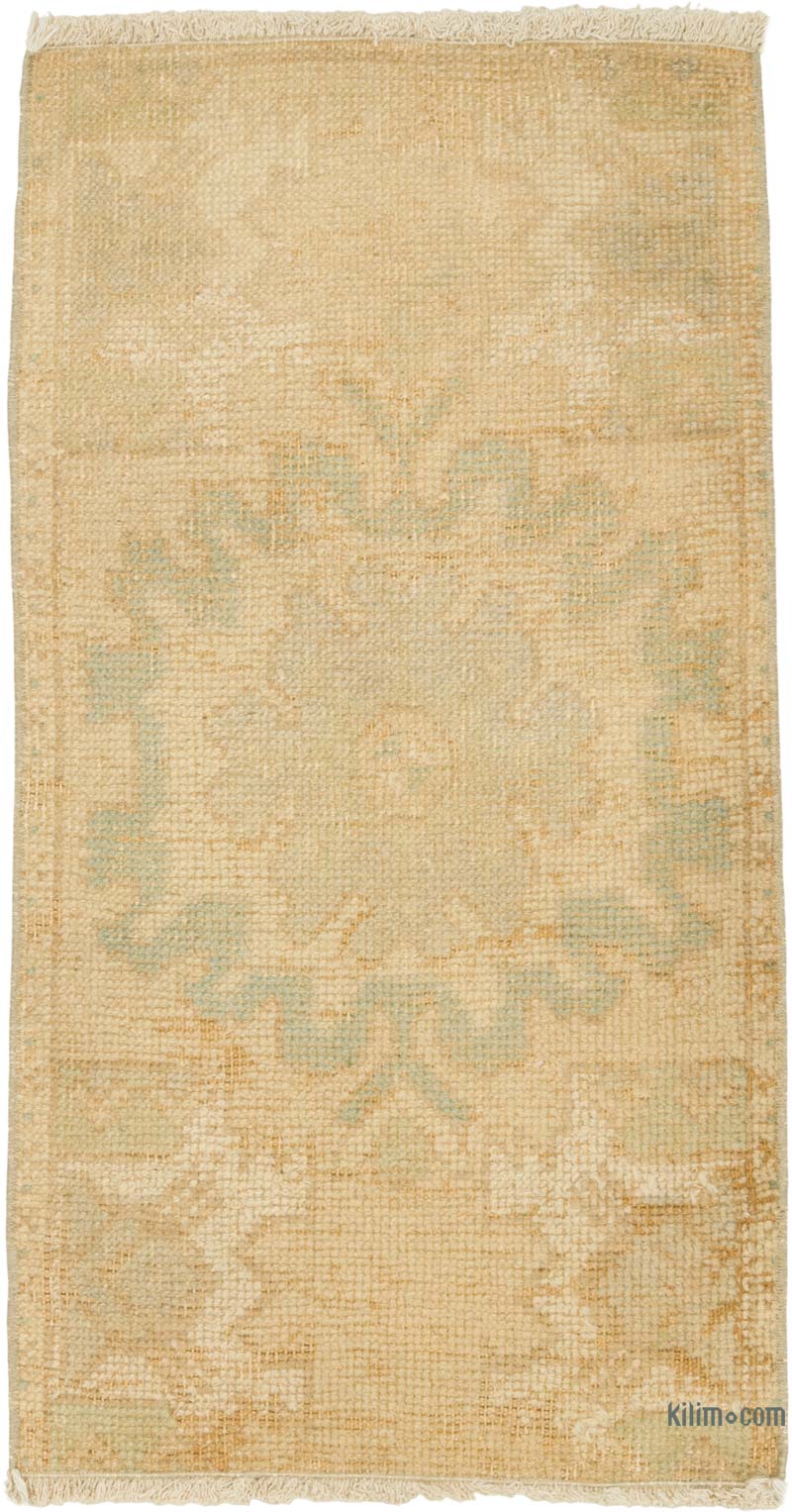 Vintage Turkish Hand-Knotted Rug - 1' 5" x 2' 8" (17" x 32") - K0086036