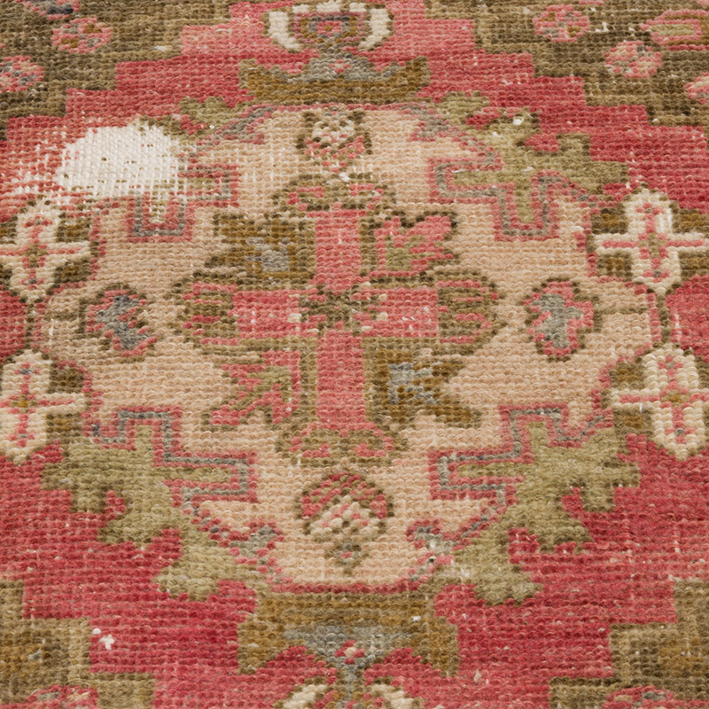 Alfombra Vintage Turca Anudada a Mano - 45 cm x 68 cm - K0086046