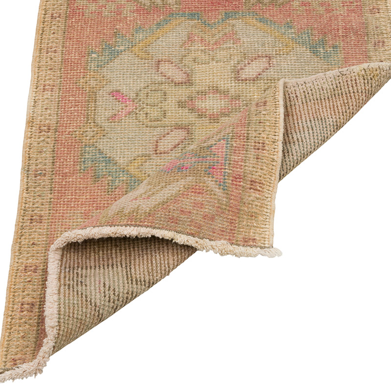 El Dokuma Vintage Halı - 50 cm x 86 cm - K0086050