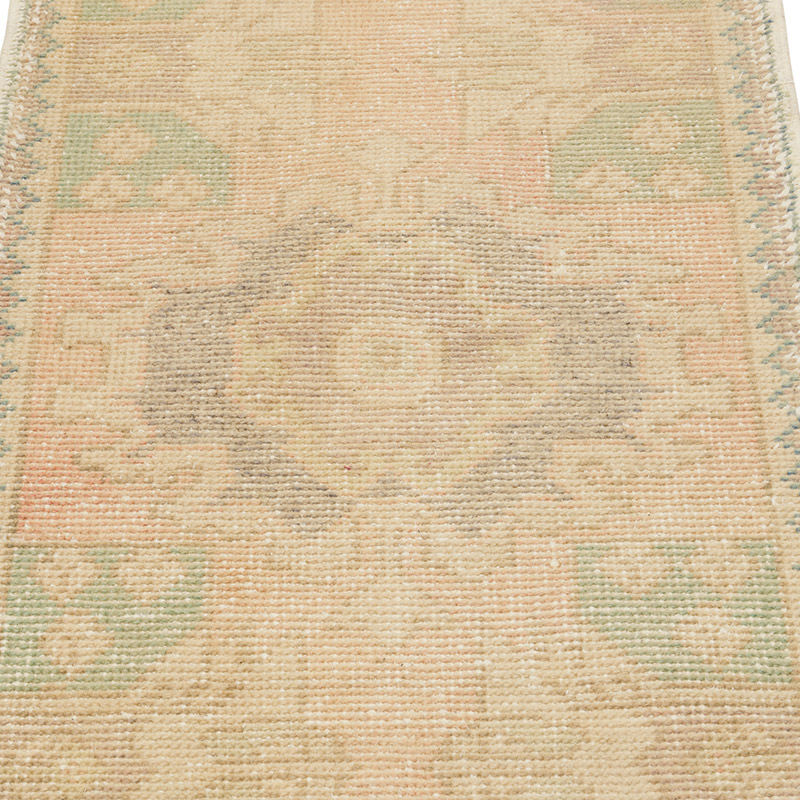 Alfombra Vintage Turca Anudada a Mano - 48 cm x 91 cm - K0086052