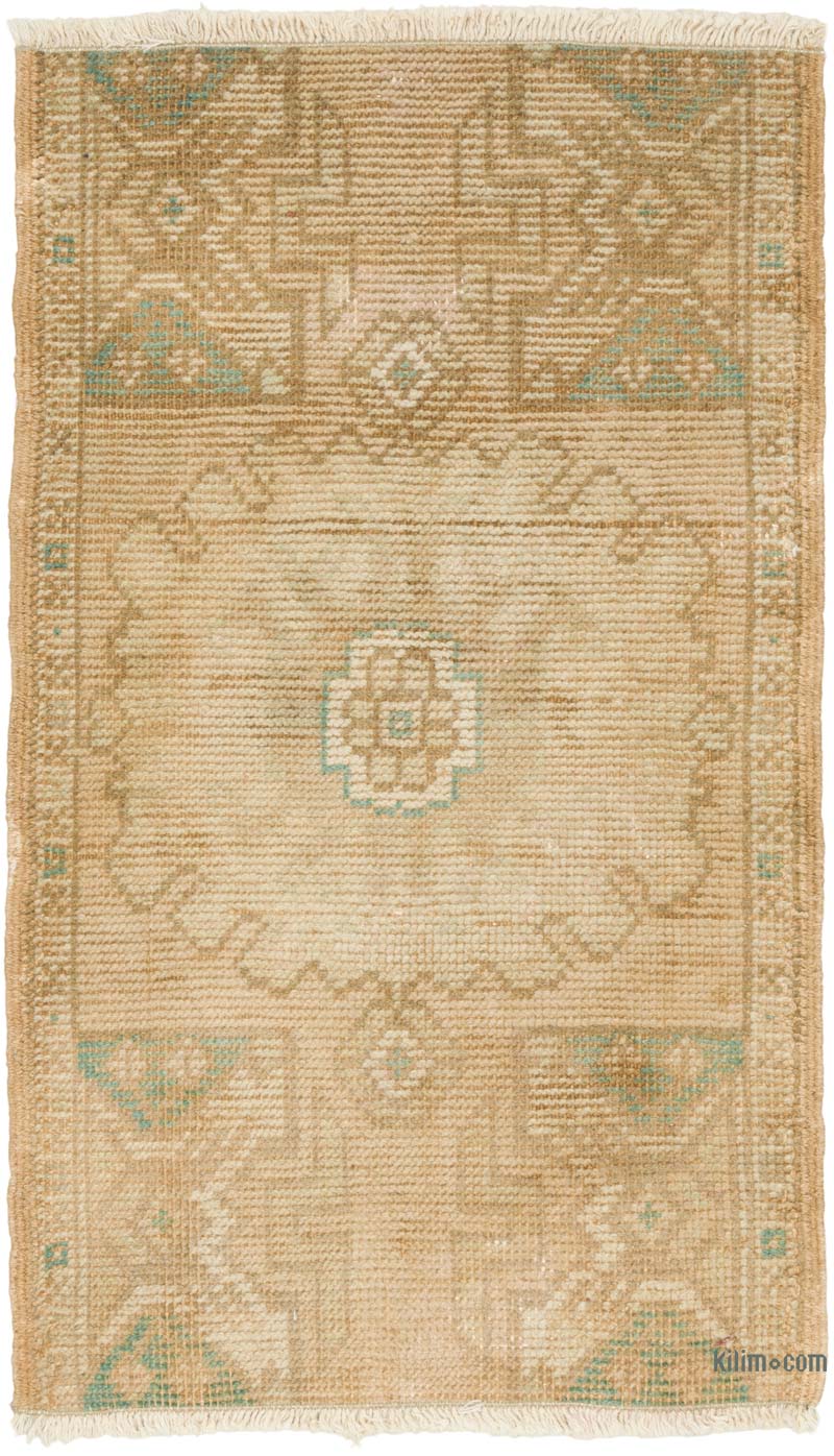 Vintage Turkish Hand-Knotted Rug - 1' 8" x 2' 9" (20" x 33") - K0086053