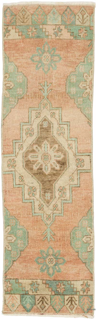 El Dokuma Vintage Halı - 39 cm x 131 cm